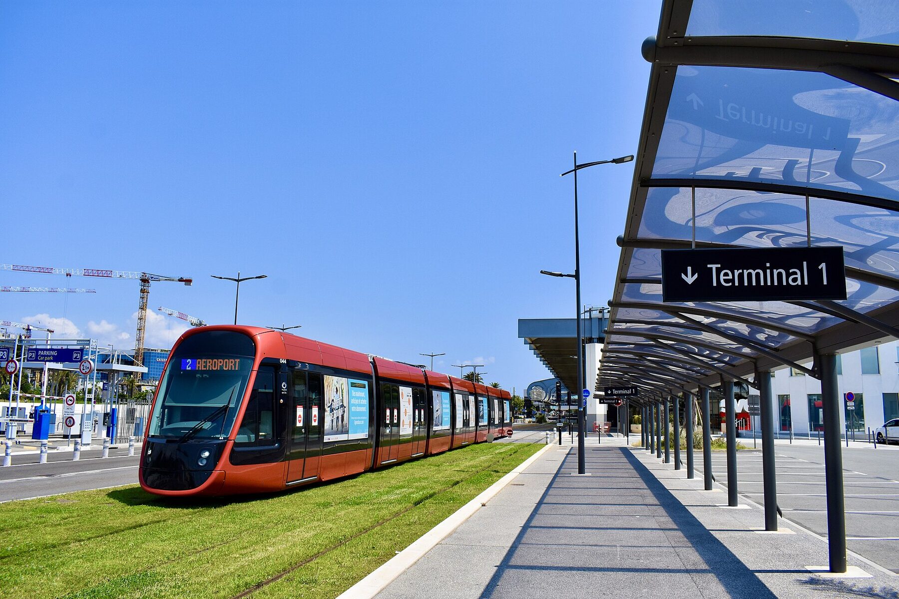 Tramway de Nice, ligne 2. Photo Snoopy 31